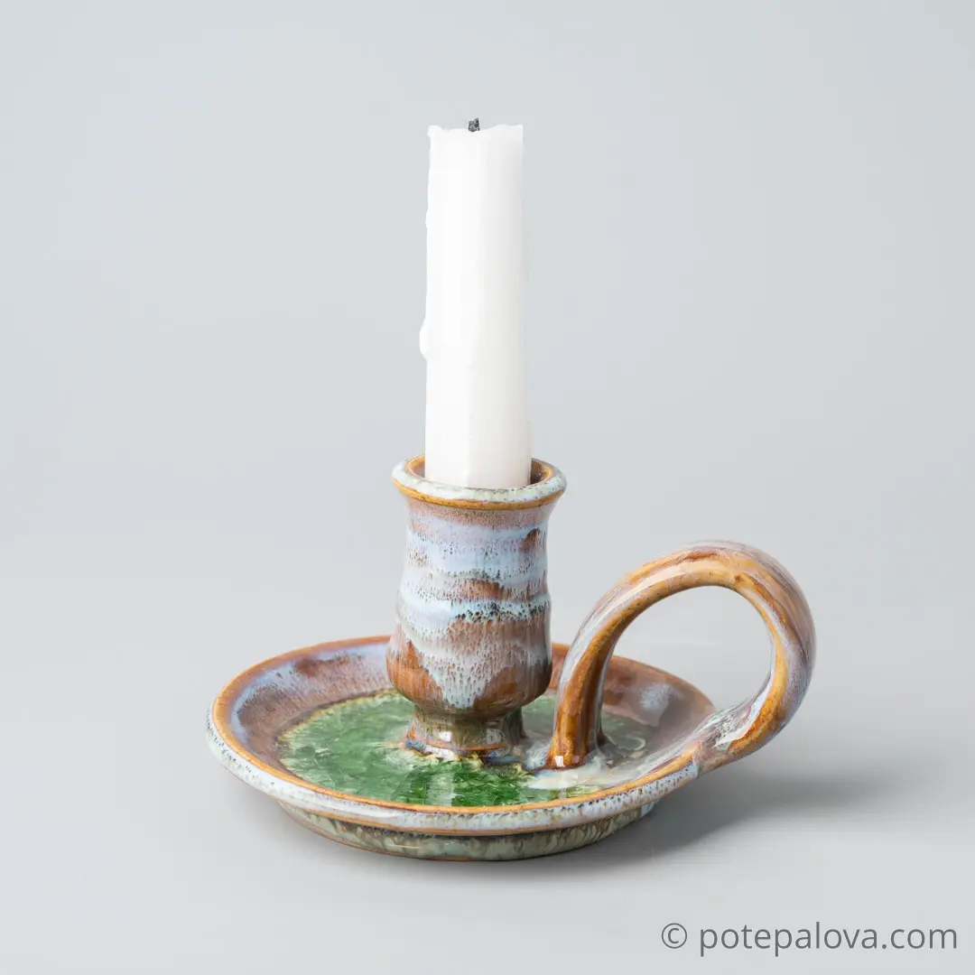 картинка Керамический подсвечник Юрия Пересады 2 - DishWishes.Ru