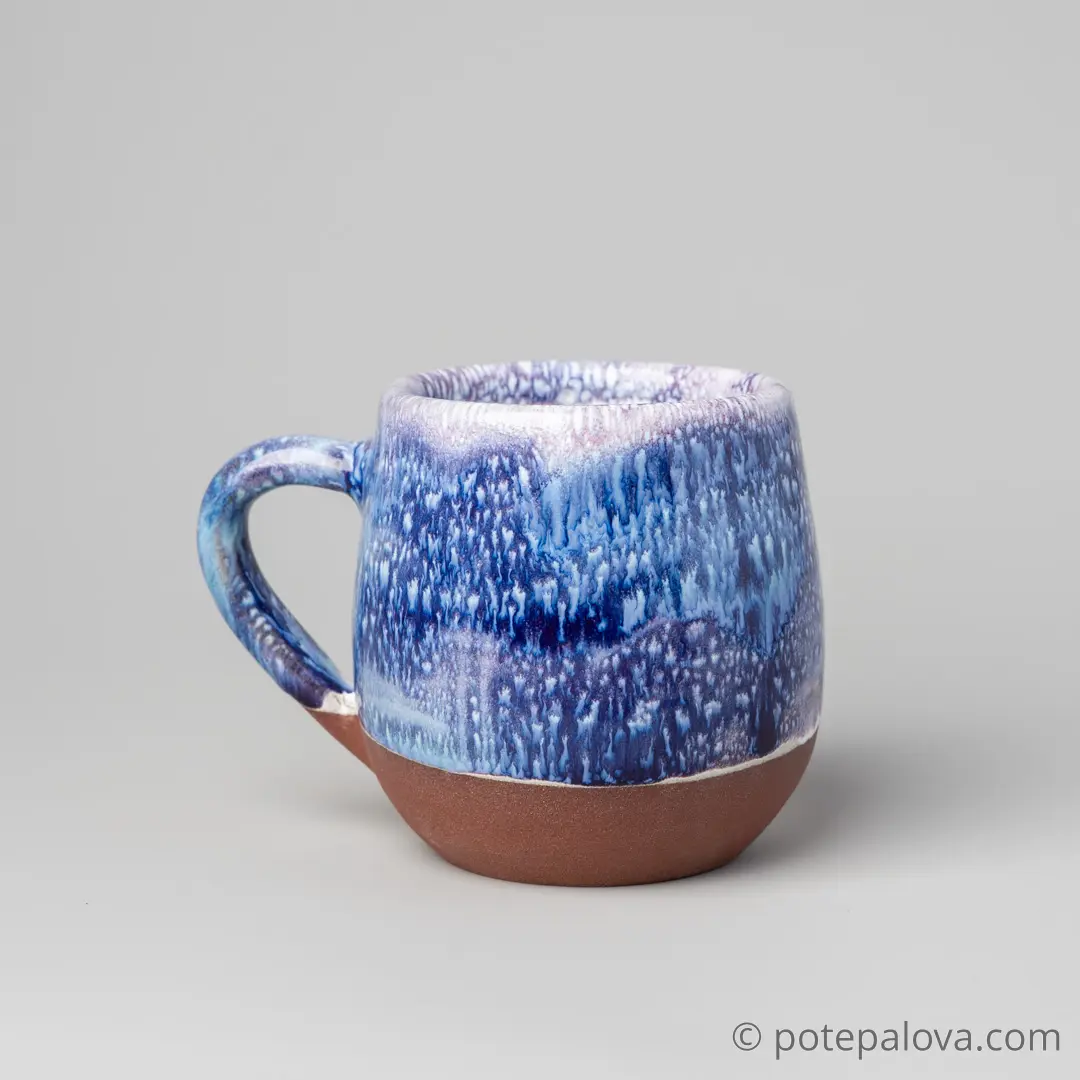 картинка Кружка "Космос" на красной глине 5 - DishWishes.Ru