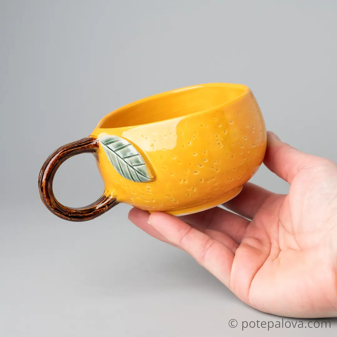 картинка Чашка Светланы Шумских "Мандарин" 5 - DishWishes.Ru