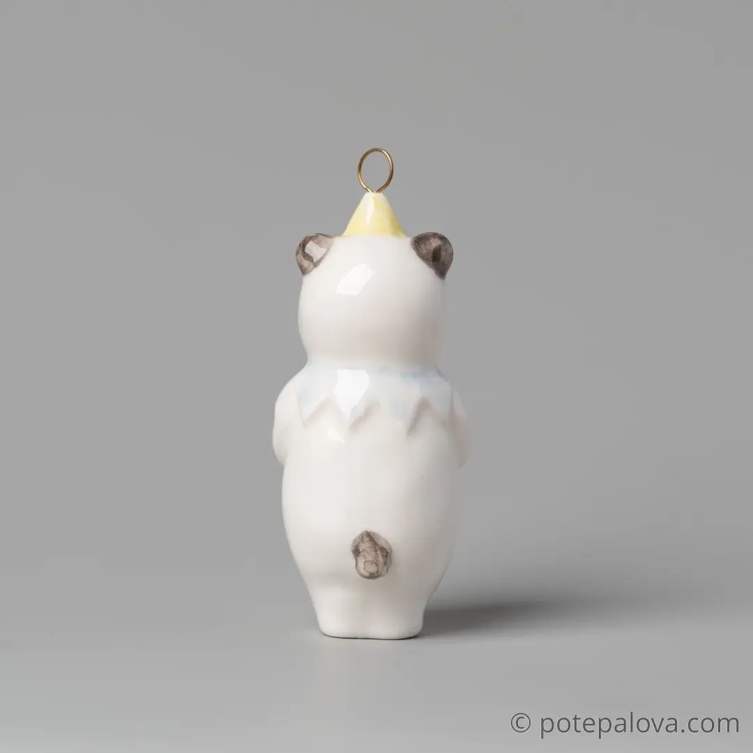 картинка Фарфоровая игрушка "Панда" - DishWishes.Ru