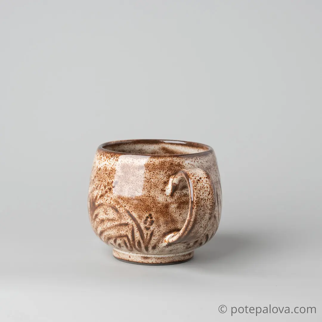 картинка Керамическая кружка из серии "Травы" 10 - DishWishes.Ru