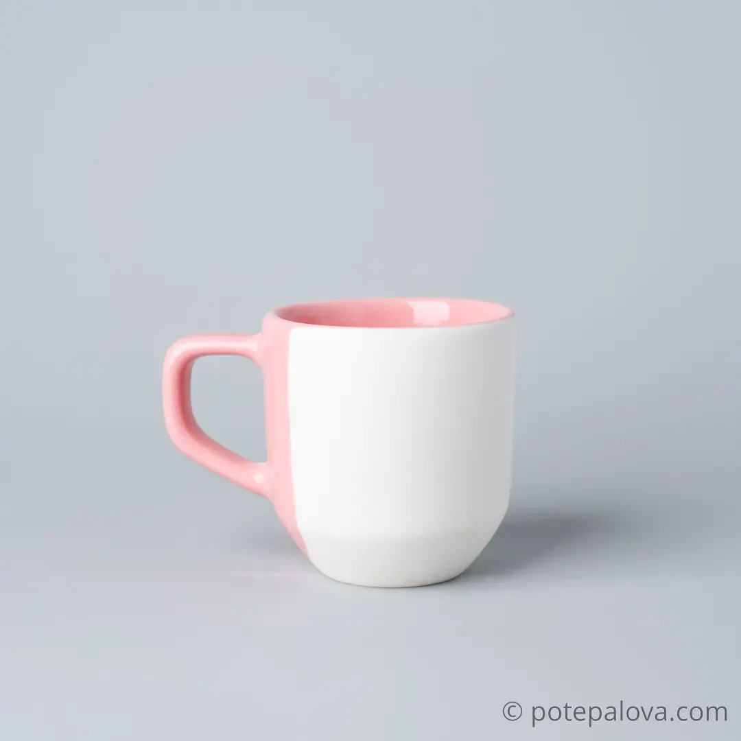 картинка Кружка кофейная розовая 270 мл - DishWishes.Ru