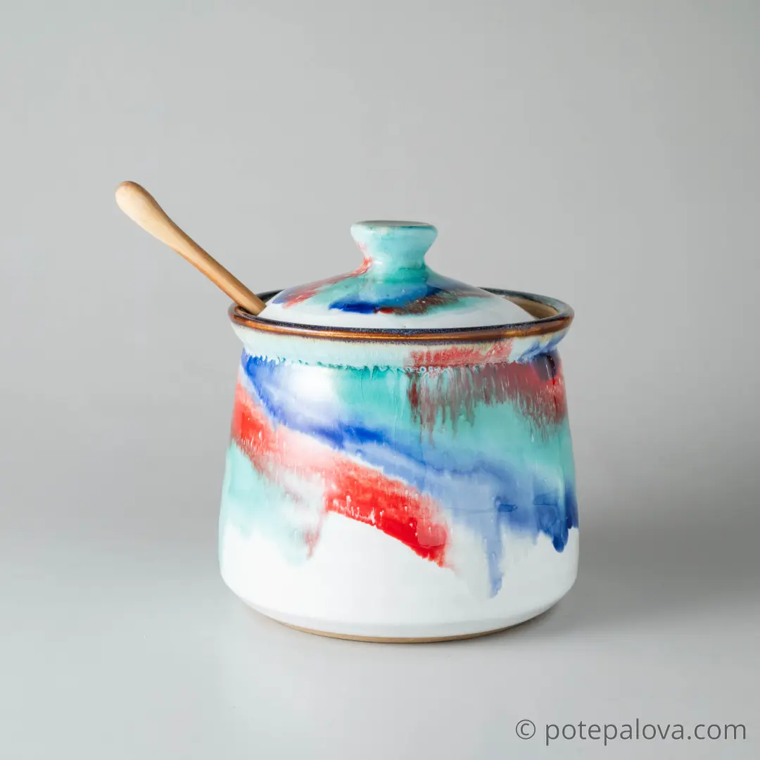 картинка Сахарница Юрия Пересады светлая - DishWishes.Ru