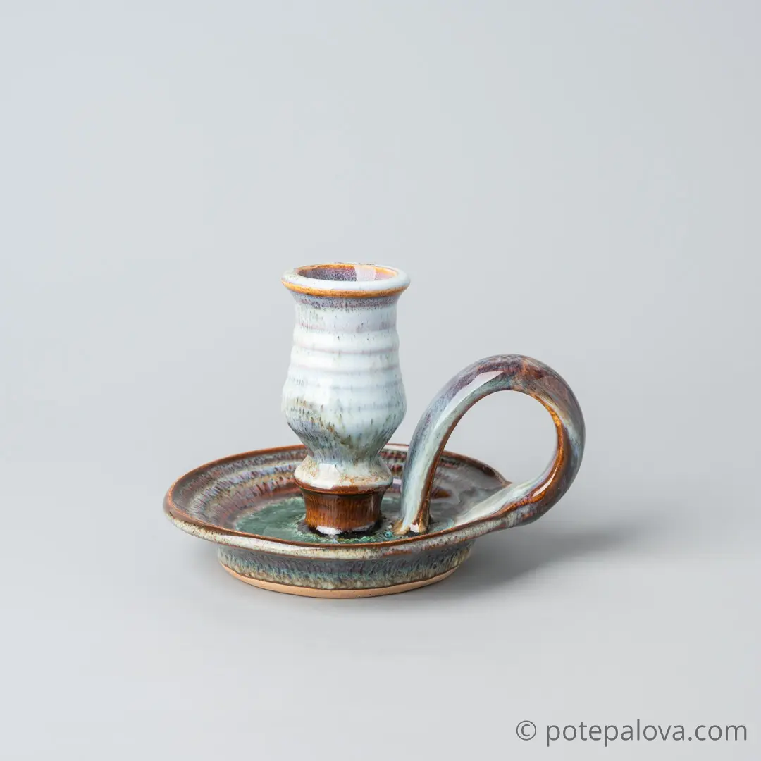 картинка Керамический подсвечник Юрия Пересады 1 - DishWishes.Ru