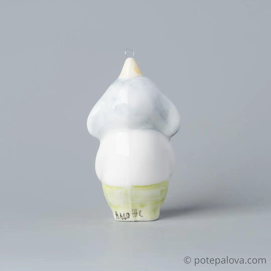 картинка Фарфоровая игрушка "Слоник" 2 - DishWishes.Ru