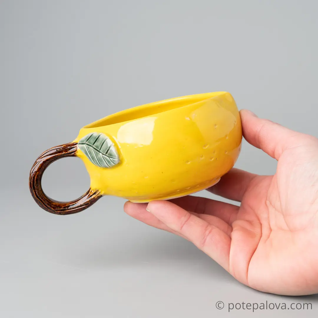 картинка Чашка Светланы Шумских "Лимон" 1 - DishWishes.Ru