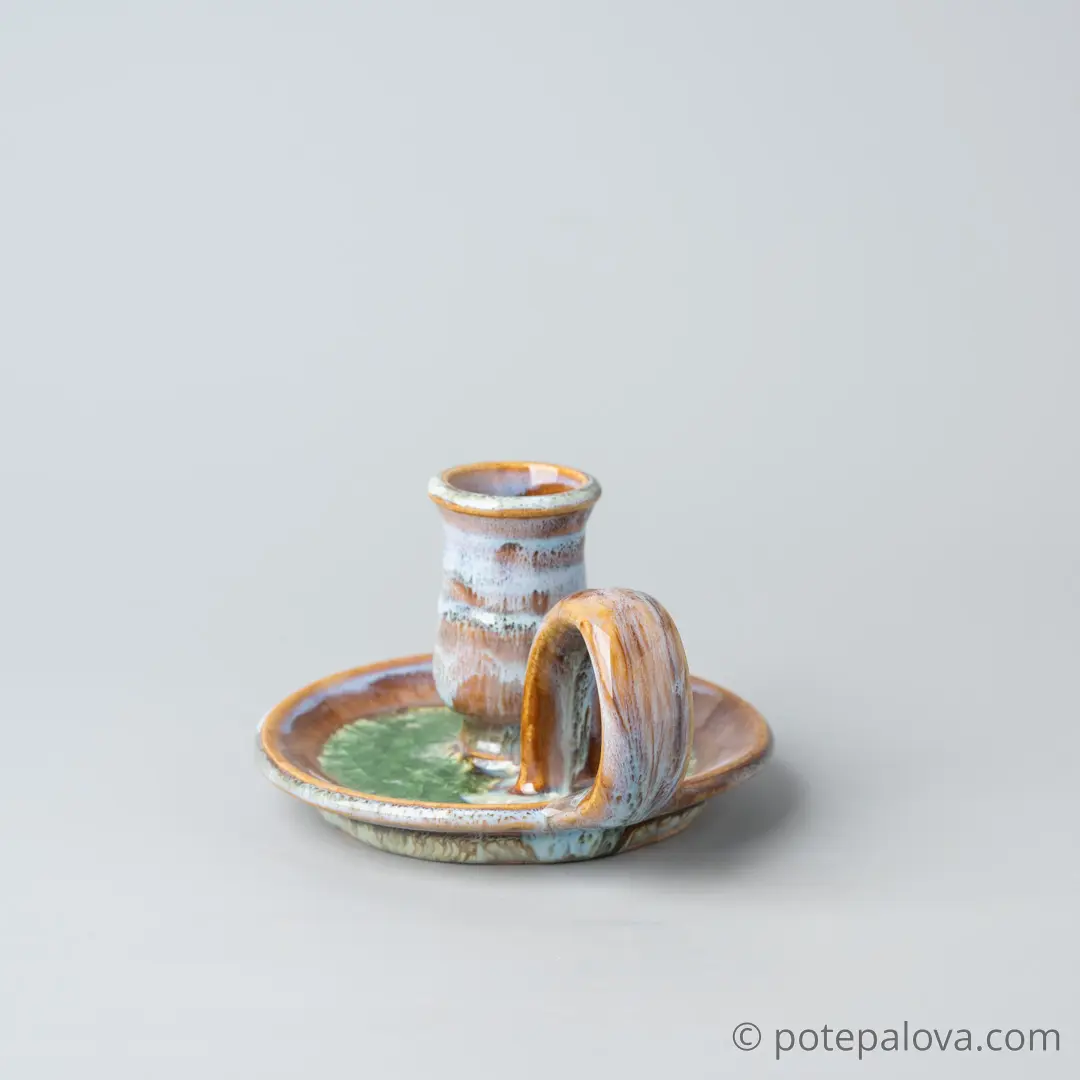 картинка Керамический подсвечник Юрия Пересады 2 - DishWishes.Ru