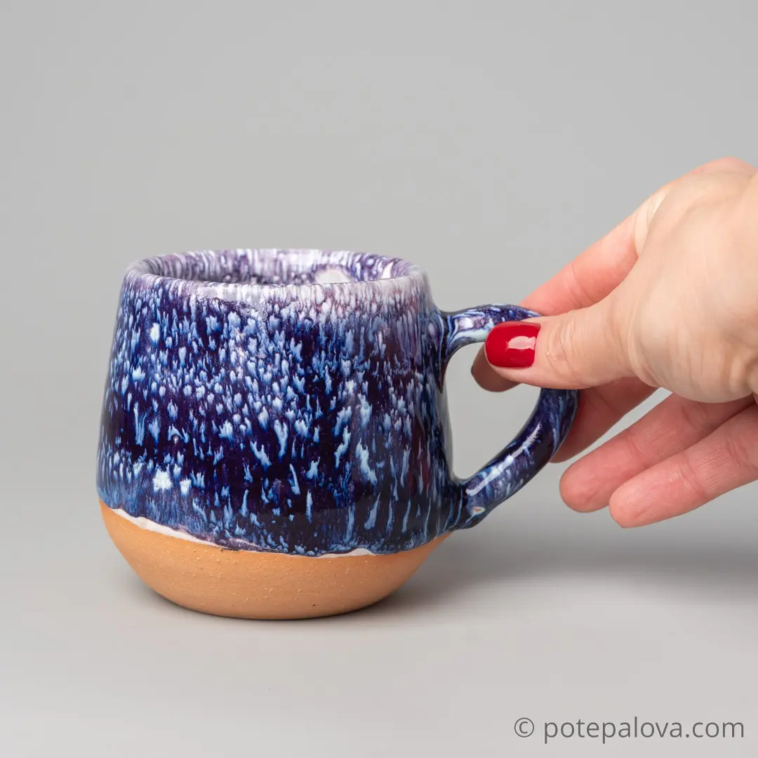 картинка Кружка "Космос" на светлой глине 2 - DishWishes.Ru