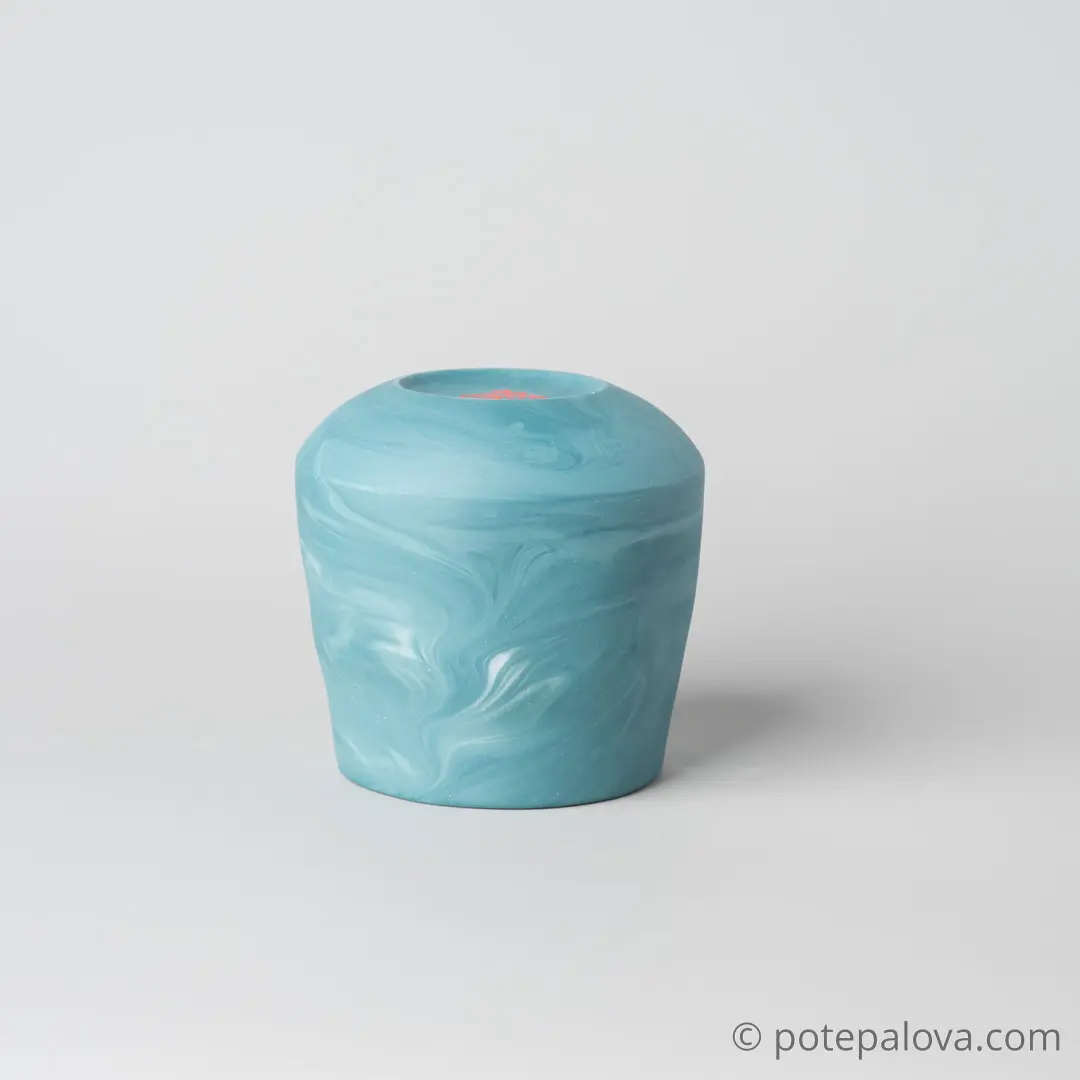 картинка Стакан фарфоровый Sigma Diamond "Морской" 300 мл - 2 - DishWishes.Ru