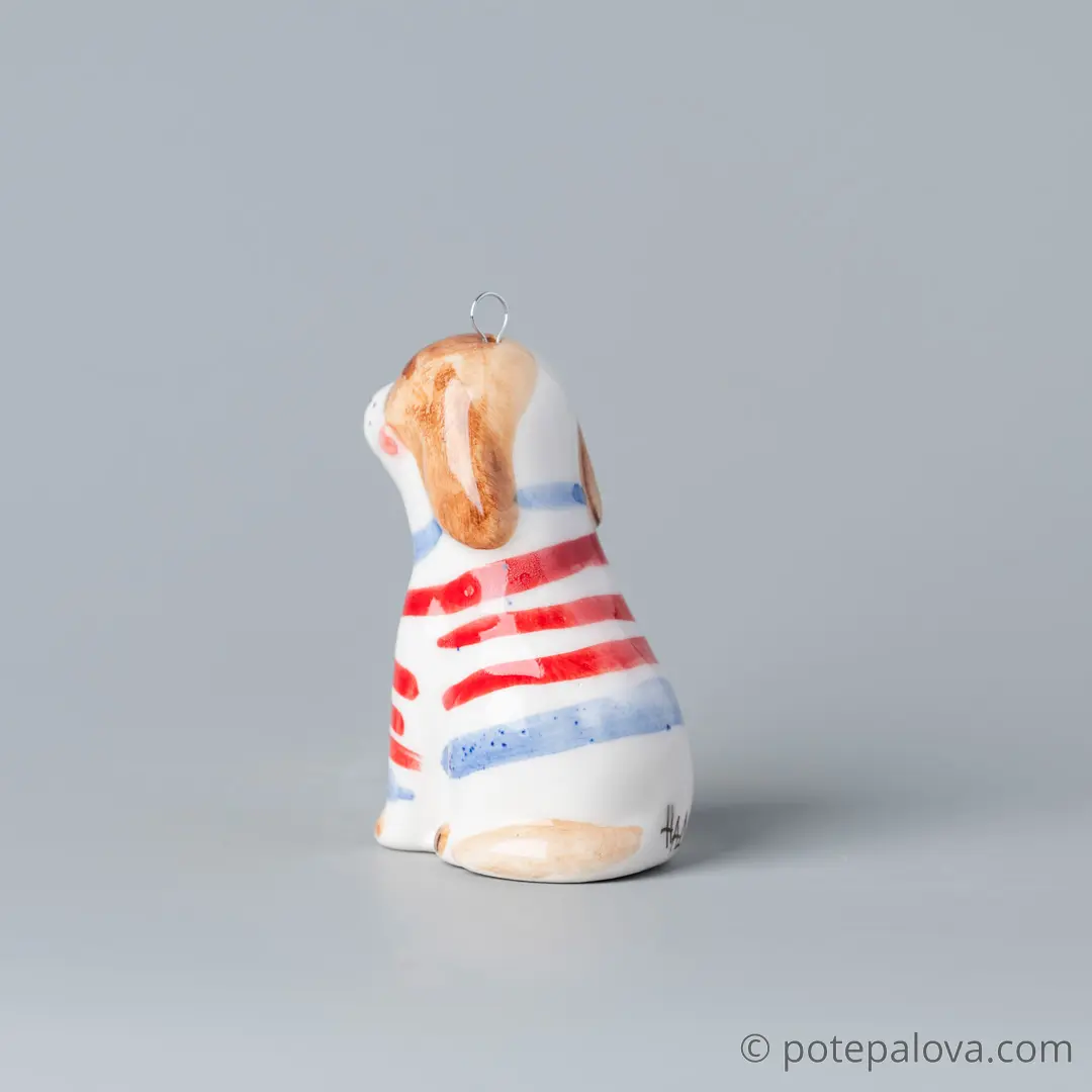 картинка Фарфоровая игрушка "Щенок" 3 - DishWishes.Ru