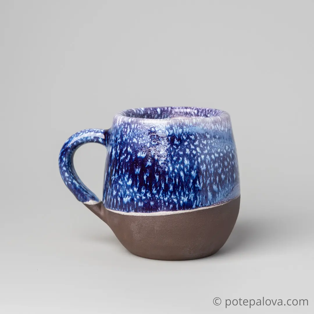 картинка Кружка "Космос" на черной глине 5 - DishWishes.Ru