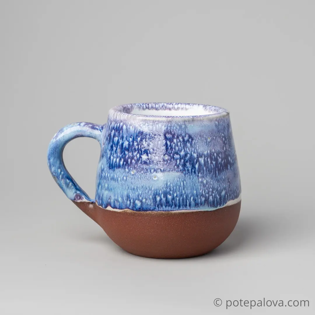 картинка Кружка "Космос" на красной глине 1 - DishWishes.Ru