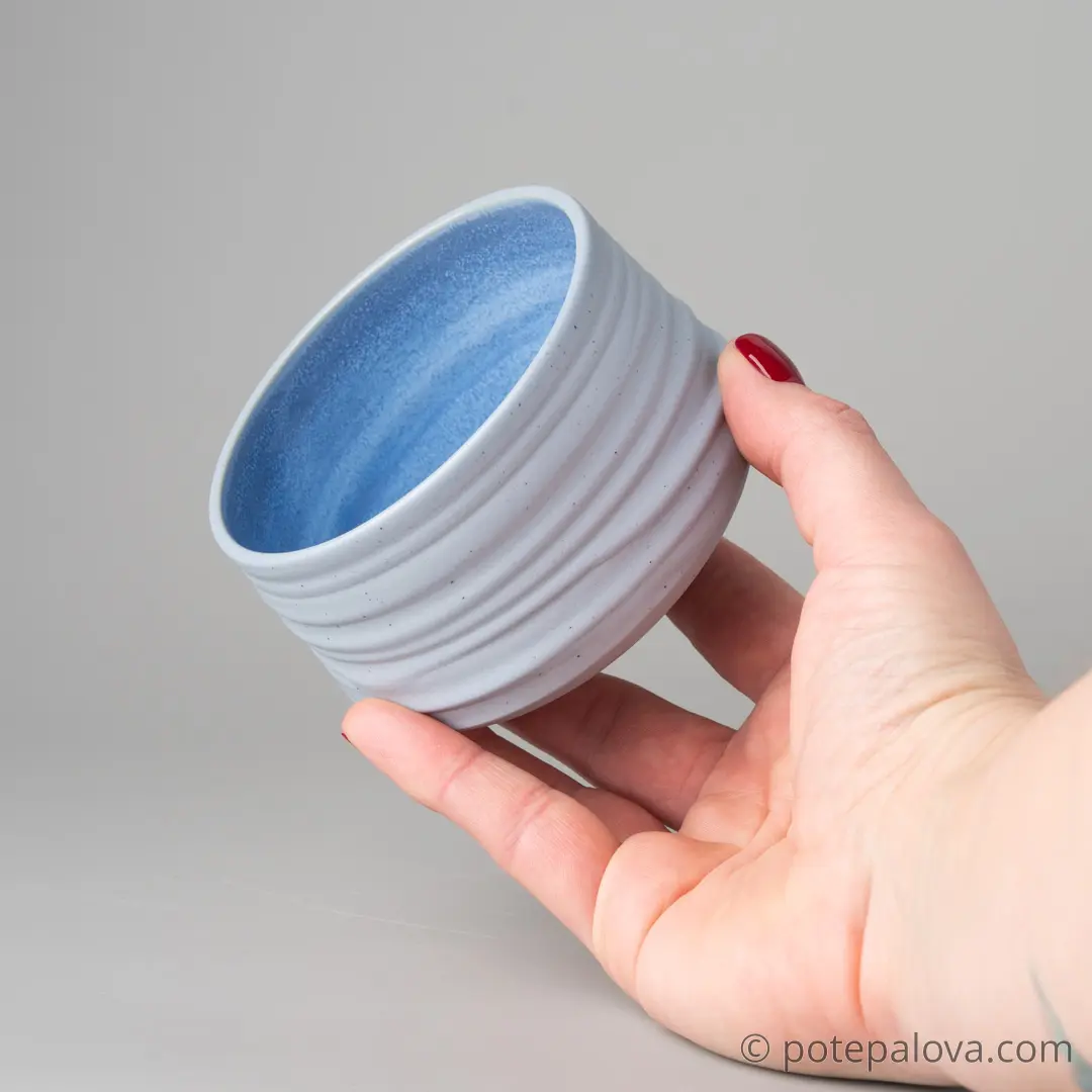 картинка Стакан фарфоровый Sigma "Волны" 280 мл - 1 - DishWishes.Ru