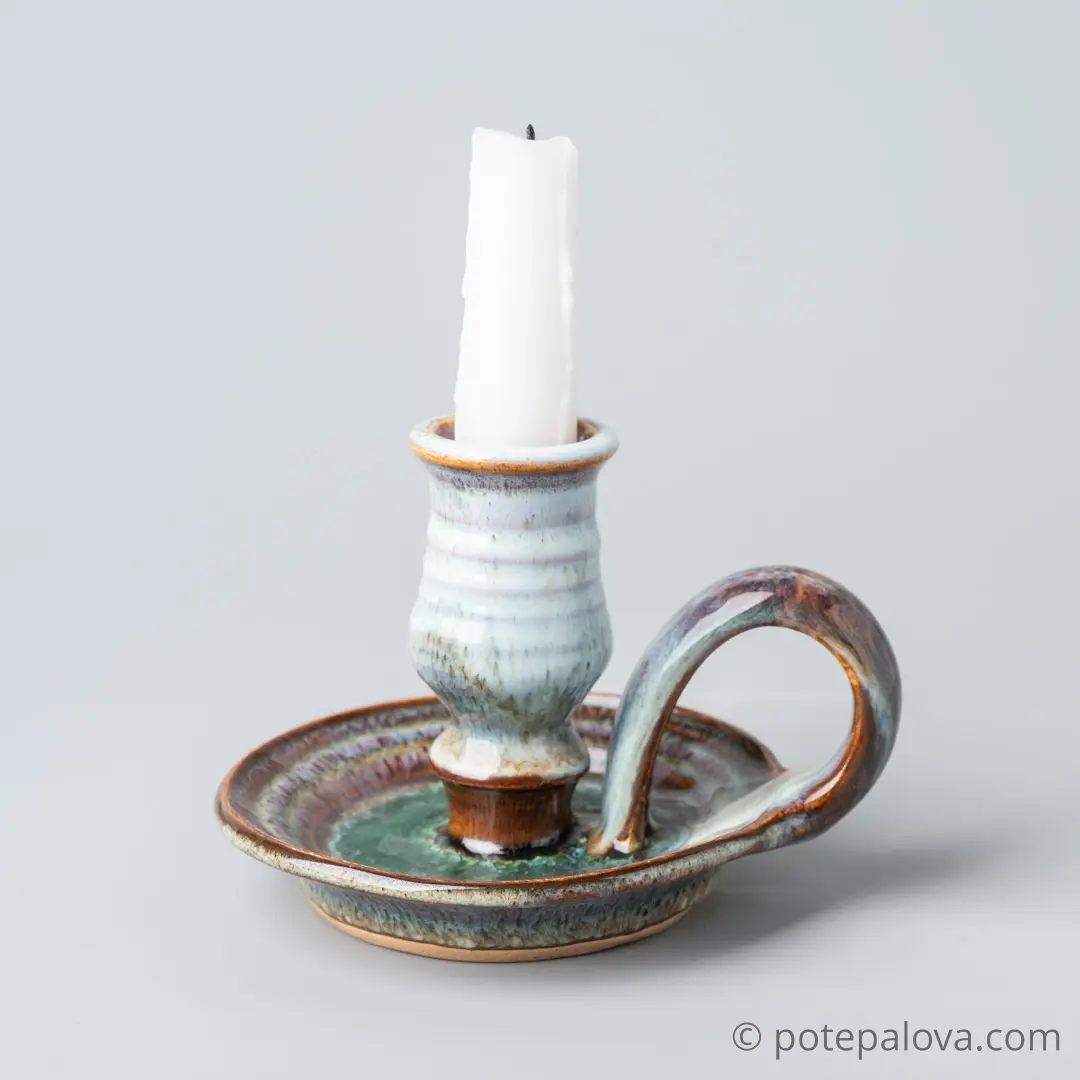 картинка Керамический подсвечник Юрия Пересады 1 - DishWishes.Ru