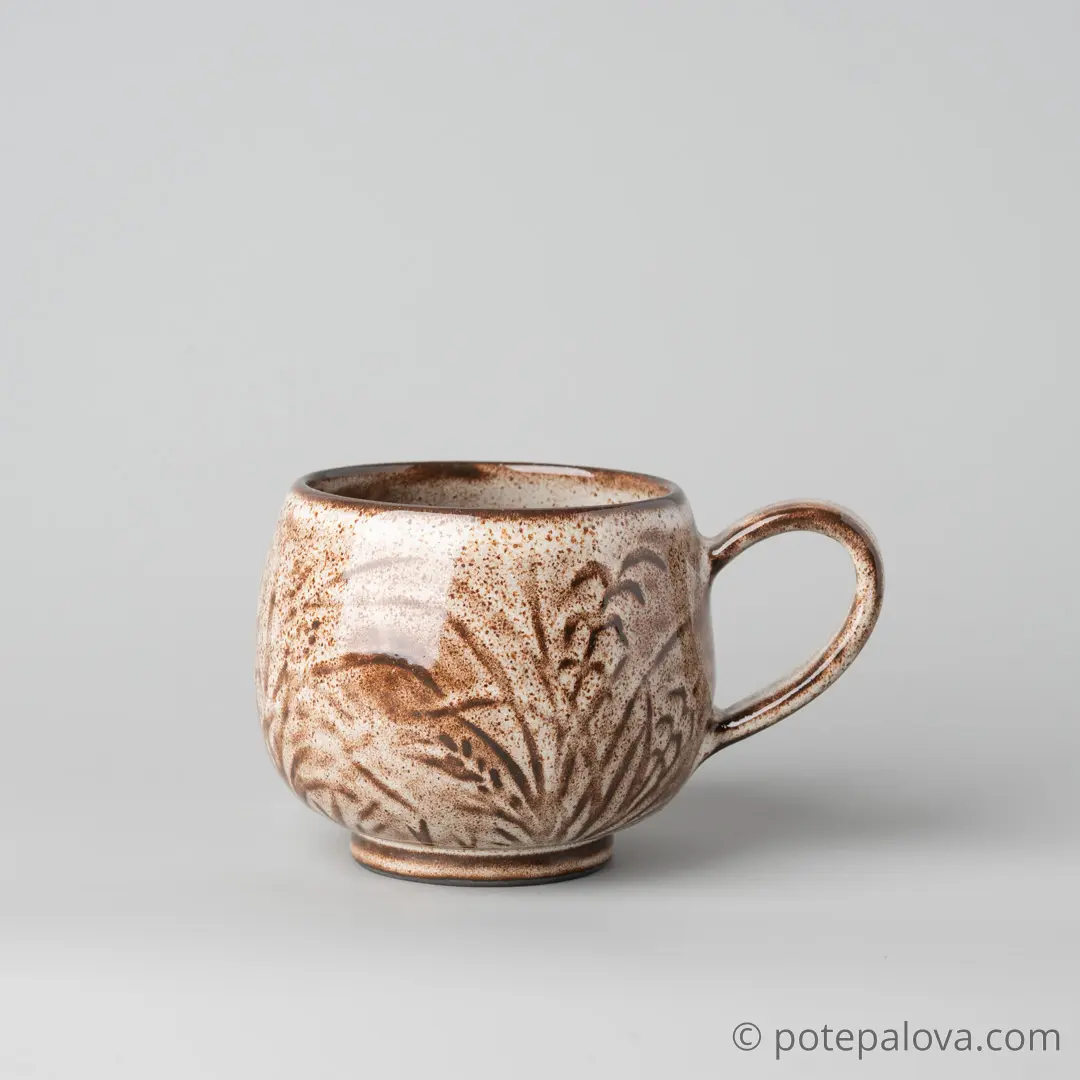 картинка Керамическая кружка из серии "Травы" 8 - DishWishes.Ru