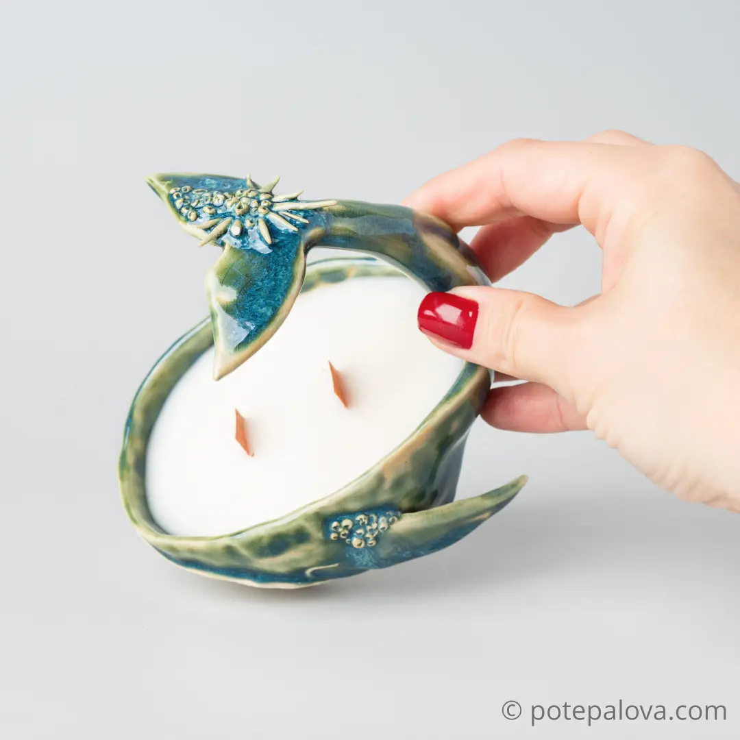 картинка Свеча Кит 135 мл - Citrus Mint - DishWishes.Ru
