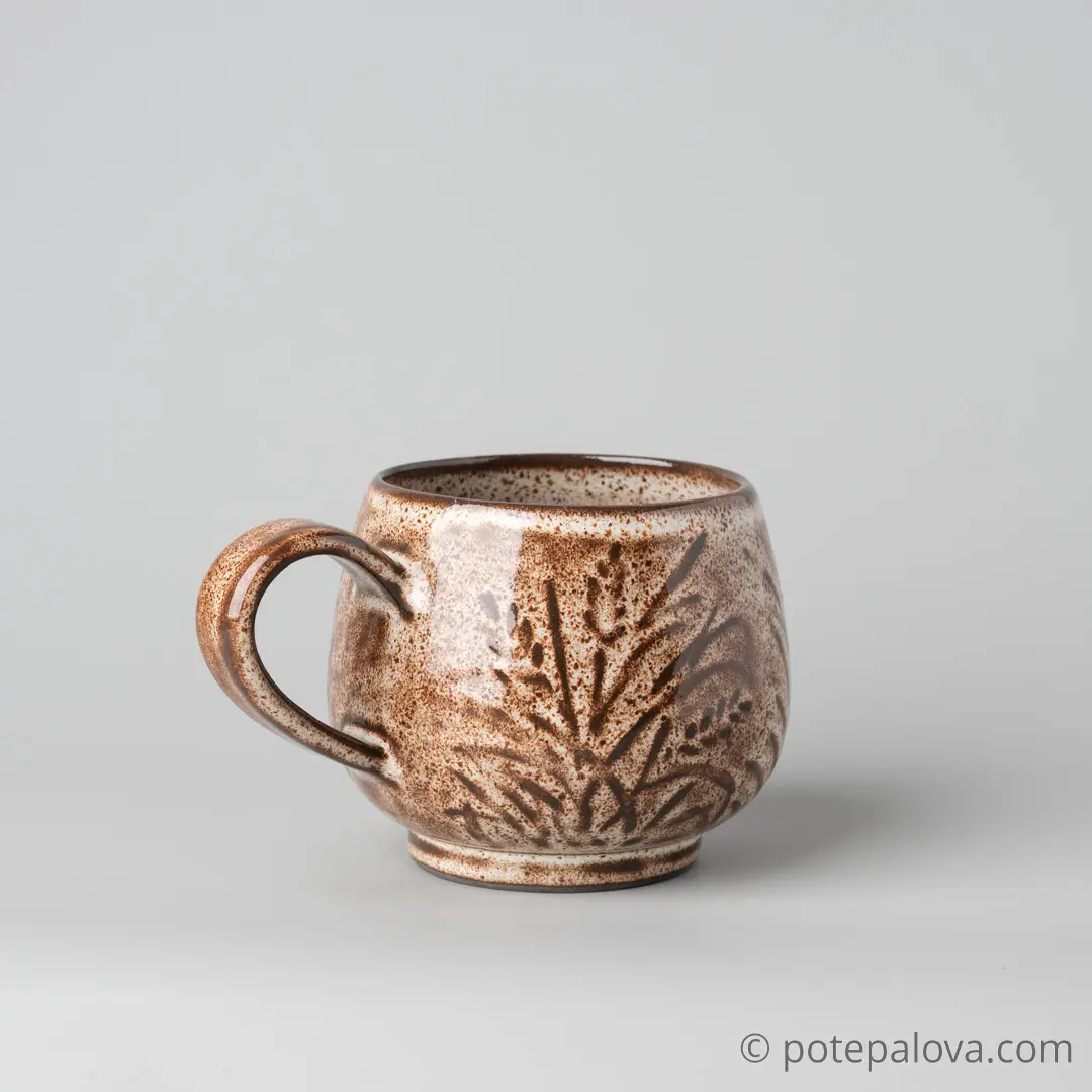 картинка Керамическая кружка из серии "Травы" 6 - DishWishes.Ru